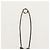 Chrome Hearts Large Safety Pin 1PD Ag925 Silver Auth 157995SAM - view 7