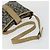 Set di 3 borse in tela Zucca PVC Givenchy Fendi Saint Laurent marrone nero Auth 156745 - vista 21