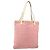Bulgari Borsa Tote BVLGARI Logo Mania in tela rosa argento Auth 158388
