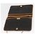 Borsa a spalla in tela a nido d'ape Christian Dior PVC nera e dorata Auth bs32106 Nero D'oro - vista 16