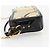 Borsa a Spalla Miu Miu Catena Smalto 2 in 1 Nero Oro Auth 159323V D'oro - vista 3