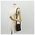 Borsa a Spalla in Tela Zucca FENDI Nera Marrone Auth am10053 Nero - vista 26