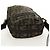 Borsa a Spalla in Tela Zucca FENDI Nera Marrone Auth am10053 Nero - vista 6