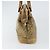 Céline Borsa a mano in tela Macadam CELINE PVC beige Auth ar13860 - vista 4
