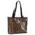 Céline Borsa a Spalla in Tela Macadam CELINE Vinile Marrone Oro Auth 148538 D'oro