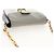 Borsa a Spalla in Pelle Miu Miu con Catena Oro Argento Auth 159240V D'oro - vista 6
