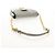 Borsa a Spalla in Pelle Miu Miu con Catena Oro Argento Auth 159240V D'oro - vista 7