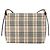 Burberry Borsa a Spalla Nova Check in Tela Beige Oro Auth BA9136 D'oro - vista 2