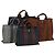 Hermès HERMES Borsa Fourre Tout Marrone in Tela 4 Set Nero Blu Marino Grigio Auth 157079 Blu navy