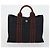 Hermès HERMES Borsa Fourre Tout Marrone in Tela 4 Set Nero Blu Marino Grigio Auth 157079 Blu navy - vista 15