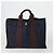 Hermès HERMES Borsa Fourre Tout Marrone in Tela 4 Set Nero Blu Marino Grigio Auth 157079 Blu navy - vista 2