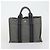 Hermès HERMES Borsa Fourre Tout Marrone in Tela 4 Set Nero Blu Marino Grigio Auth 157079 Blu navy - vista 20