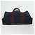 Hermès HERMES Borsa Fourre Tout Marrone in Tela 4 Set Nero Blu Marino Grigio Auth 157079 Blu navy - vista 6