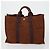 Hermès HERMES Borsa Fourre Tout Marrone in Tela 4 Set Nero Blu Marino Grigio Auth 157079 Blu navy - vista 9