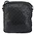 Borsa a spalla in tela Guccissima GG in pelle nera e argento 201448 Auth BA9077 Nero - vista 3