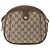 Borsa a Spalla GUCCI GG Supreme Web Sherry Line PVC Beige Oro Auth bs32048 D'oro - vista 2