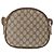 Borsa a Spalla GUCCI GG Supreme Web Sherry Line PVC Beige Oro Auth bs32048 D'oro - vista 3