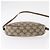 Borsa a Spalla GUCCI GG Supreme Web Sherry Line PVC Beige Oro Auth bs32048 D'oro - vista 9