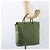 PRADA Borsa a mano in nylon khaki argento autentica bs31882 Cachi - vista 24