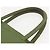 PRADA Borsa a mano in nylon khaki argento autentica bs31882 Cachi - vista 8