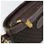 LOEWE Borsa a Spalla Anagramma Nylon Marrone Oro Auth 160683 D'oro - vista 10