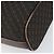 LOEWE Borsa a Spalla Anagramma Nylon Marrone Oro Auth 160683 D'oro - vista 16