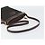 LOEWE Borsa a Spalla Anagramma Nylon Marrone Oro Auth 160683 D'oro - vista 7