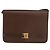 Borsa a Spalla Christian Dior in Pelle Marrone Oro Auth bs31813 D'oro - vista 2