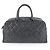 Borsa Bowling in Pelle Caviar Matelassé Chanel Nero