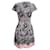 Prada Kleid mit Blumen-Spitzenmuster Schwarz Pink - Ansicht 3