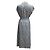 Autre Marque Robe plissée à imprimé floral AS KNOW AS Marron - vue 3