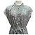 Autre Marque Robe plissée à imprimé floral AS KNOW AS Marron - vue 4