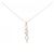 Autre Marque Collana di diamanti K14PG K10PG Rosa