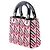 Dior Mini Lady Dior in vernice rosa con paillettes - vista 2