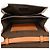Borsa a tracolla in pelle marrone con cristalli Fab di Fendi - vista 4