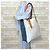 Borsa a Spalla Etrivière di Hermès Bianco Blu navy - vista 2