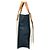 Borsa a Spalla Etrivière di Hermès Bianco Blu navy - vista 5