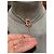 Set Dior Collana e Orecchini Logo Monogramma Rosa Argentato Argento - vista 2