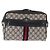 GUCCI GG Supreme Sherry Line Shoulder Bag PVC Navy Gold 010 378 Auth ka1129 Golden Navy blue - view 13