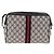 GUCCI GG Supreme Sherry Line Shoulder Bag PVC Navy Gold 010 378 Auth ka1129 Golden Navy blue - view 2