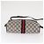 GUCCI GG Supreme Sherry Line Shoulder Bag PVC Navy Gold 010 378 Auth ka1129 Golden Navy blue - view 5
