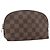 LOUIS VUITTON Pochette Cosmetica PM Damier Ebene N47516 Auth LV 157923