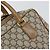 Borsa Boston GUCCI GG Plus Supreme PVC Beige Oro Auth 160615 D'oro - vista 10