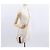 Borsa in pelle bianca e oro della linea Sherry GG Marmont di GUCCI 550618 Auth ka1140 Bianco D'oro - vista 20
