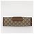 GUCCI GG Supreme Web Sherry Line Clutch Bag PVC Beige Rosso 89 01 032 Auth 157755 - vista 6