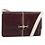 Céline Borsa a Spalla CELINE Macadam Horsebit in Pelle Bordeaux Oro Auth 157361 D'oro Bordò
