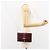 Céline Borsa a Spalla CELINE Macadam Horsebit in Pelle Bordeaux Oro Auth 157361 D'oro Bordò - vista 21