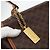 Céline Borsa a mano in tela Macadam CELINE in pelle PVC 2 in 1 marrone oro Auth 157312 D'oro - vista 10