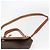 Céline Borsa a mano in tela Macadam CELINE in pelle PVC 2 in 1 marrone oro Auth 157312 D'oro - vista 15