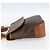 Céline Borsa a mano in tela Macadam CELINE in pelle PVC 2 in 1 marrone oro Auth 157312 D'oro - vista 3